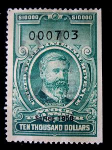 US - SCOTT# RD338 - USED - CAT VAL $1500.00