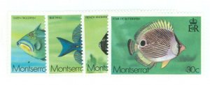 Montserrat #381-384  Single (Complete Set)