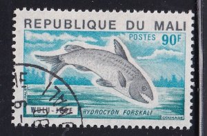 Mali   #237 cancelled   1975  fish  90fr