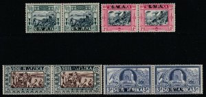 South West Africa, Sc B5-B8 (SG 105-108), MHR (CV $109.00)