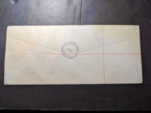 1946 British Gilbert and Ellice Islands Cover Punafuti to Suva Fiji