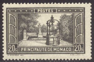 MONACO #130 MInt NH - 1932 20fr Black, Key to Set