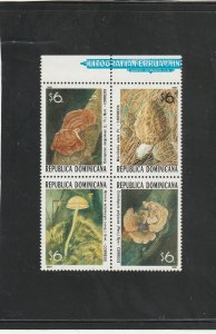 Republica  Dominicana  Mushrooms 1383  MNH