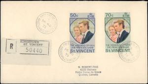 Saint Vincent, Worldwide First Day Cover, Royalty