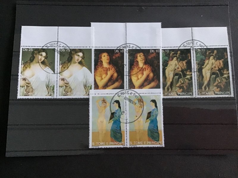 S. Tome E Principe Famous Artists   Stamps  R38976