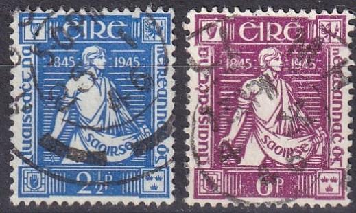 Ireland #131-2 F-VF Used  CV $9.00 (A19805)