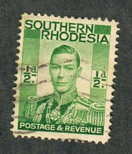 Southern Rhodesia #42 used single