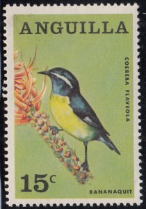 Anguilla 1968 MNH Sc #37 15c Bananaquit Birds