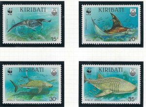 Kiribati 562-65 MNH 1991 Marine Life (ak4055)