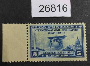 US STAMPS #650 MINT OG NH  LOT #26816