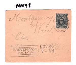 URUGUAY Cover Montevideo Chicago Illinois USA 1913 {Samwells-Covers} MM48