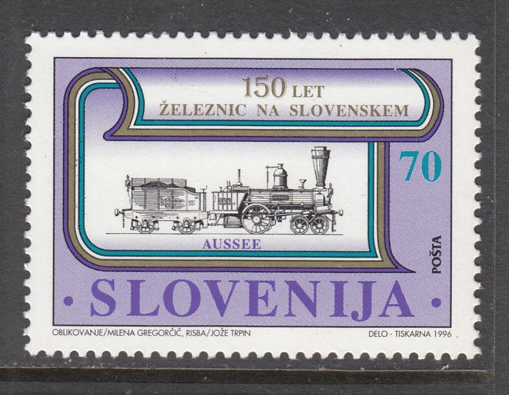 Slovenia 243 Train MNH VF