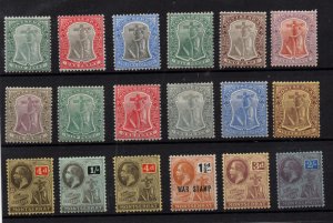 Montserrat KEVII-KGV fine mint MH collection to 2/- WS36717