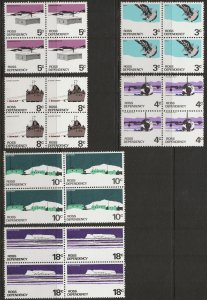 Ross Dependency 1972 Stamp Blocks UHM