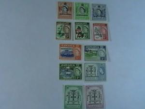 JAMAICA # 185-196-MINT/NEVER HINGED-COMPLETE SET----QEII----1962