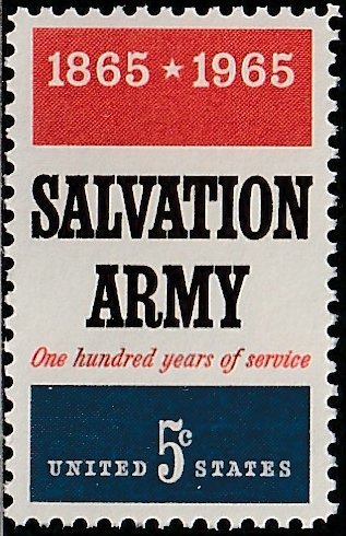 1267 MNH single Salvation Army - no per item S&H fee