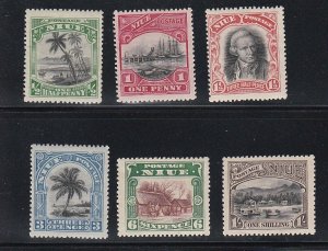 Niue # 35-40, 1st Pictorials, Mint, LH, 1/2 Hinged Cat.