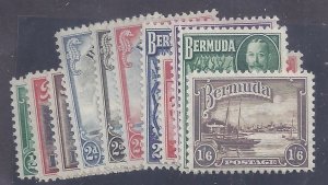 Bermuda scott #105-114 complete set Mint LH VF