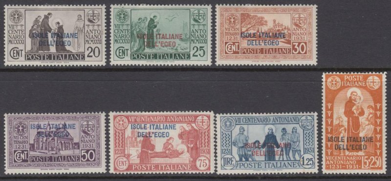 Italy Egeo - Sassone n. 37-43 cv 600$ MH*