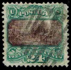 US.#120 USED  .24c PICTORIAL OF 1869  - VF - $650.00 (ESP#0157)