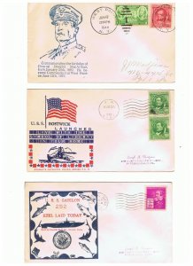 LOT #1    25 WWII Patriotics  mostly ship and submarine covers