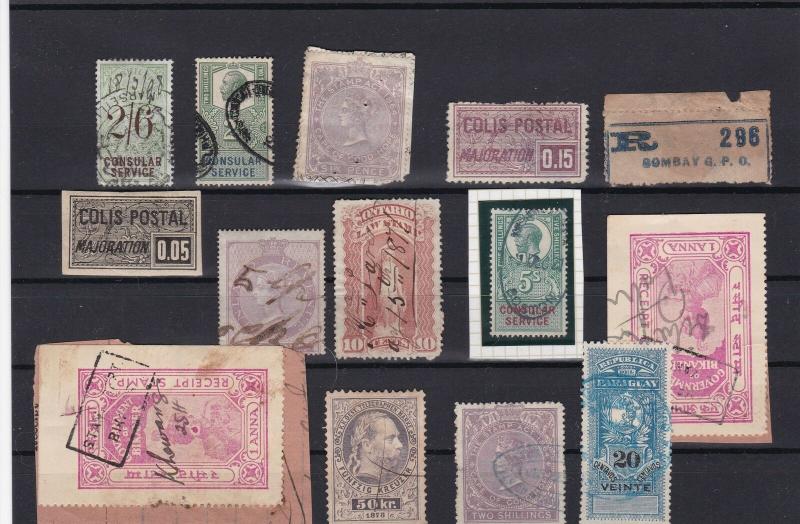 mixed world revenue special  stamps ref r11914