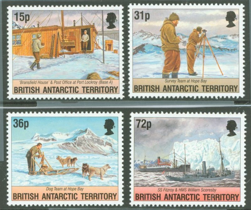 British Antarctic Territory #214-217