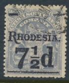 Rhodesia BSAC OPT surcharge SG 116 Used see details