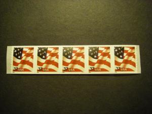 Scott 3633B, 37 cent Waving Flag, PNC5 #P1111, 05 Date, MNH