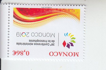 2019 Monaco Ministers of LaFrancophonie Conference  (Scott 2972) MNH