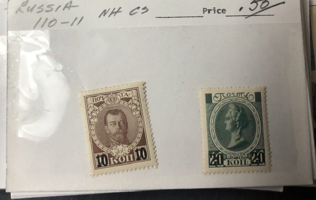 Lots Of Very Nice Russian Stamps in Stock Cards & Few Other Countries