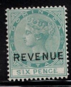 DOMINICA Scott # 8 MH - With Revenue Overprint