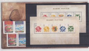 GB 2007 Harry Potter Presentation Pack 16 Plus Extra Strip 2 Hogwarts M/S BP1060