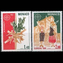 MONACO 1981 - Scott# 1278-9 Europa Set of 2 NH