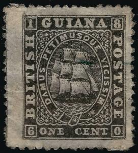 British Guiana #45 SG 66 Mint F-VF Partial Gum...Fill in British Colony spaces!