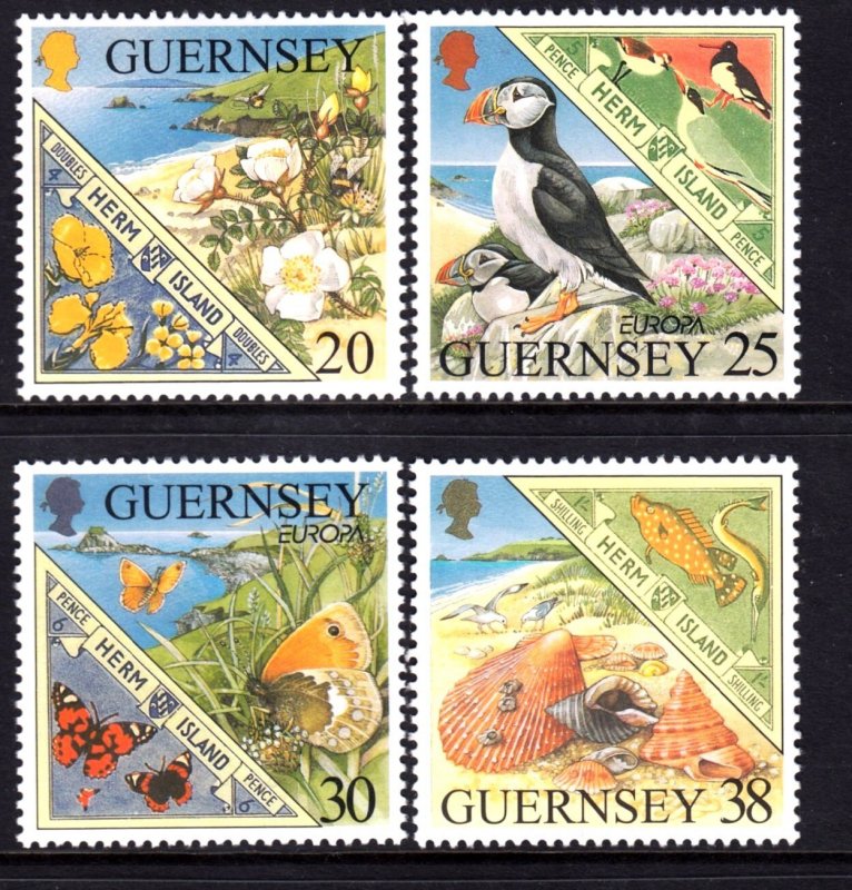 Guernsey 1999 Herm Island - EUROPA Complete Mint MNH Set SC 680-683