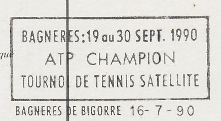 Postcard / Postmark France 1990 Tennis tournament