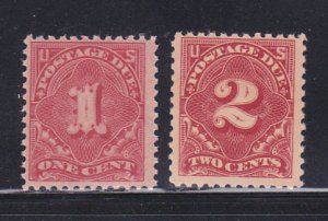 United States J61-J62 MNH Numeral