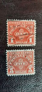 US Scott # J77-J78; 2 used Postage Due stamps of 1930; FVF centering