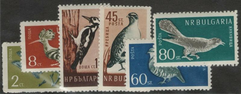 BULGARIA MNH Scott # 1050-1055 Birds (6 Stamps)