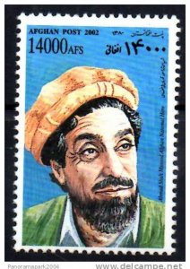 Issue Commune France Afghanistan 2002 Ahmad Shah Massoud Yvert n°1549-