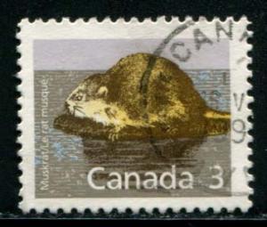 1157 Canada 3c Muskrat, used