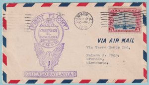 UNITED STATES FIRST FLIGHT COVER - 1928 FROM CHAMPAIGN ILLINOIS - CV002