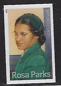 Modern Imperforate Stamps Catalog # 4742a Single Rosa Parks Black Heritage