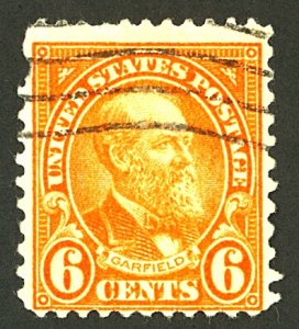 U.S. #587 USED