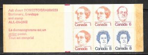 Canada #586a  3 different Booklet covers  (MNH)  CV $3.60