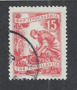 YUGOSLAVIA SC# 347 F-VF U 