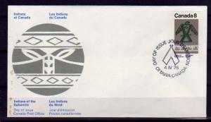 Canada Subartctic Indians Ojibwa Thunder FDC