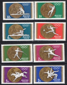 Thematic stamps HUNGARY 1969 SPORTS 2422/9 mint