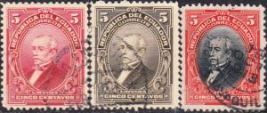 Ecuador #198-215 Used Set